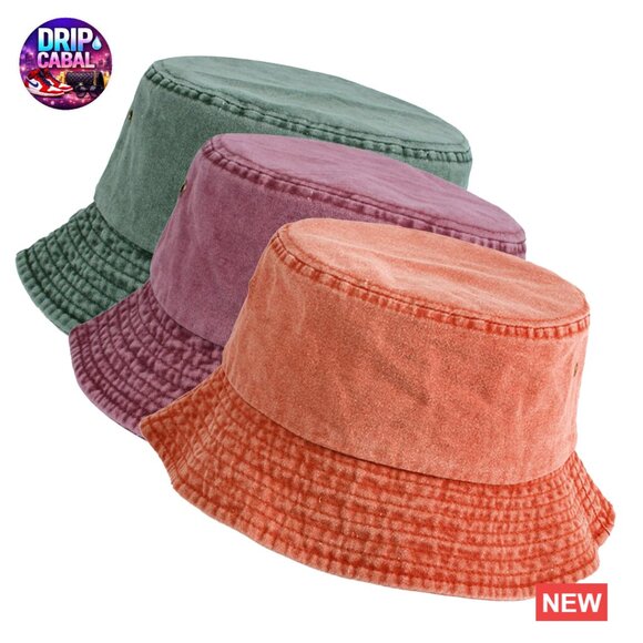 Cotton Packable Bucket Hat for Summer Outdoor Travel Beach Sun Protection main image 7